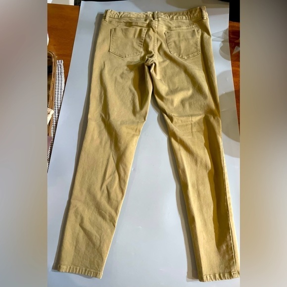Khaki Mid-Rise Jegging Mossimo Size 12 / 31R Stretch Skinny Pants Tan Jeans - Picture 7 of 7